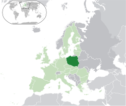 Polonia - Localizzazione